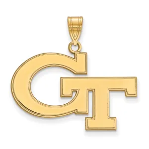 10K Yellow Gold Georgia Institute of Technology Large Pendant