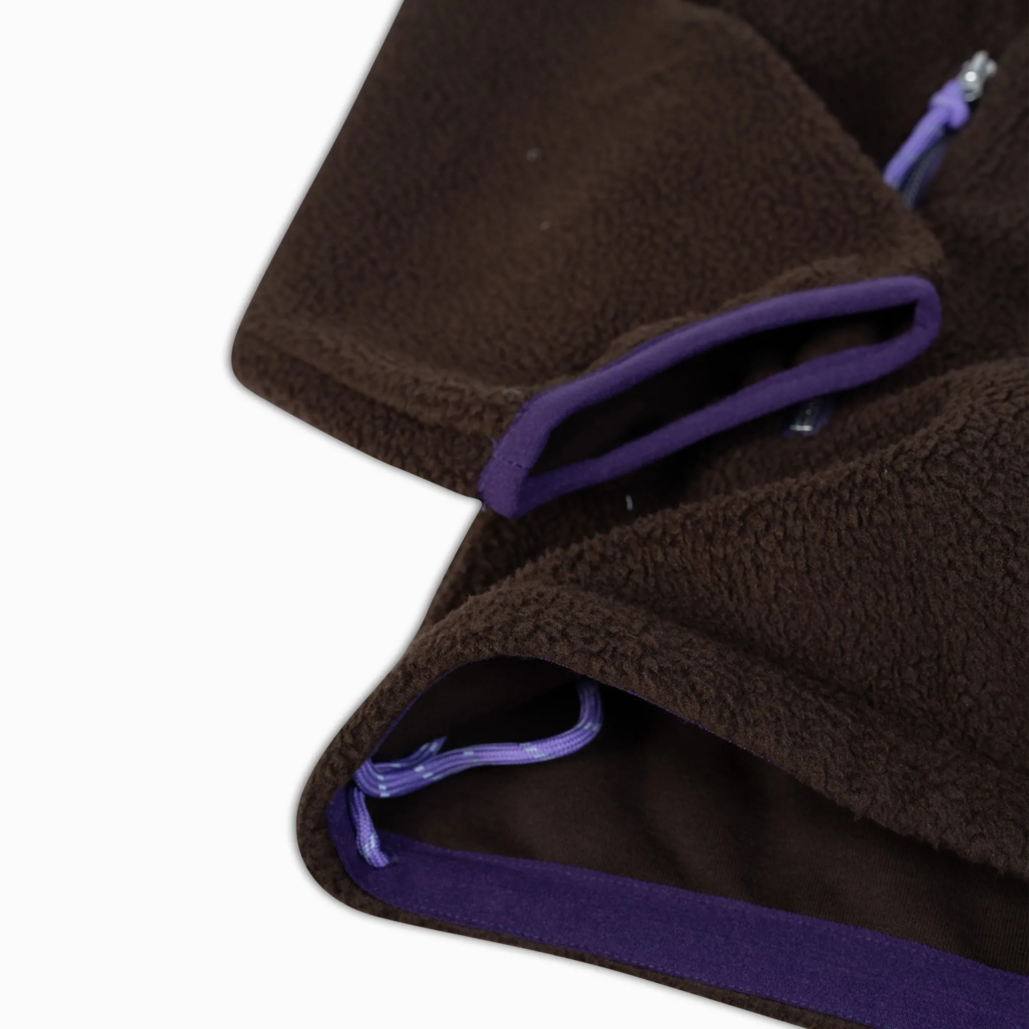 1/4 Zip Fleece - Brown