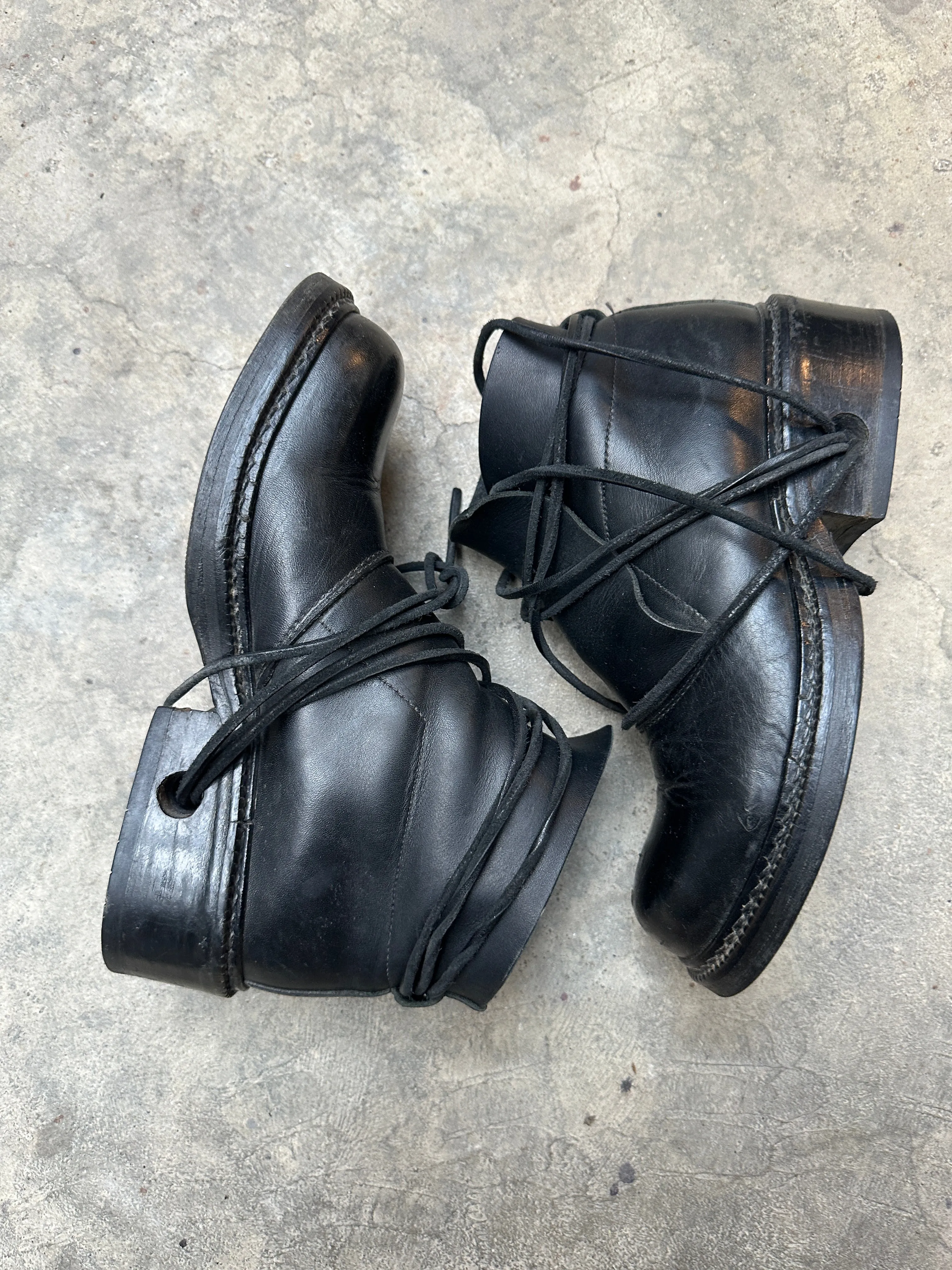 1990s Dirk Bikkembergs lace trough heel
