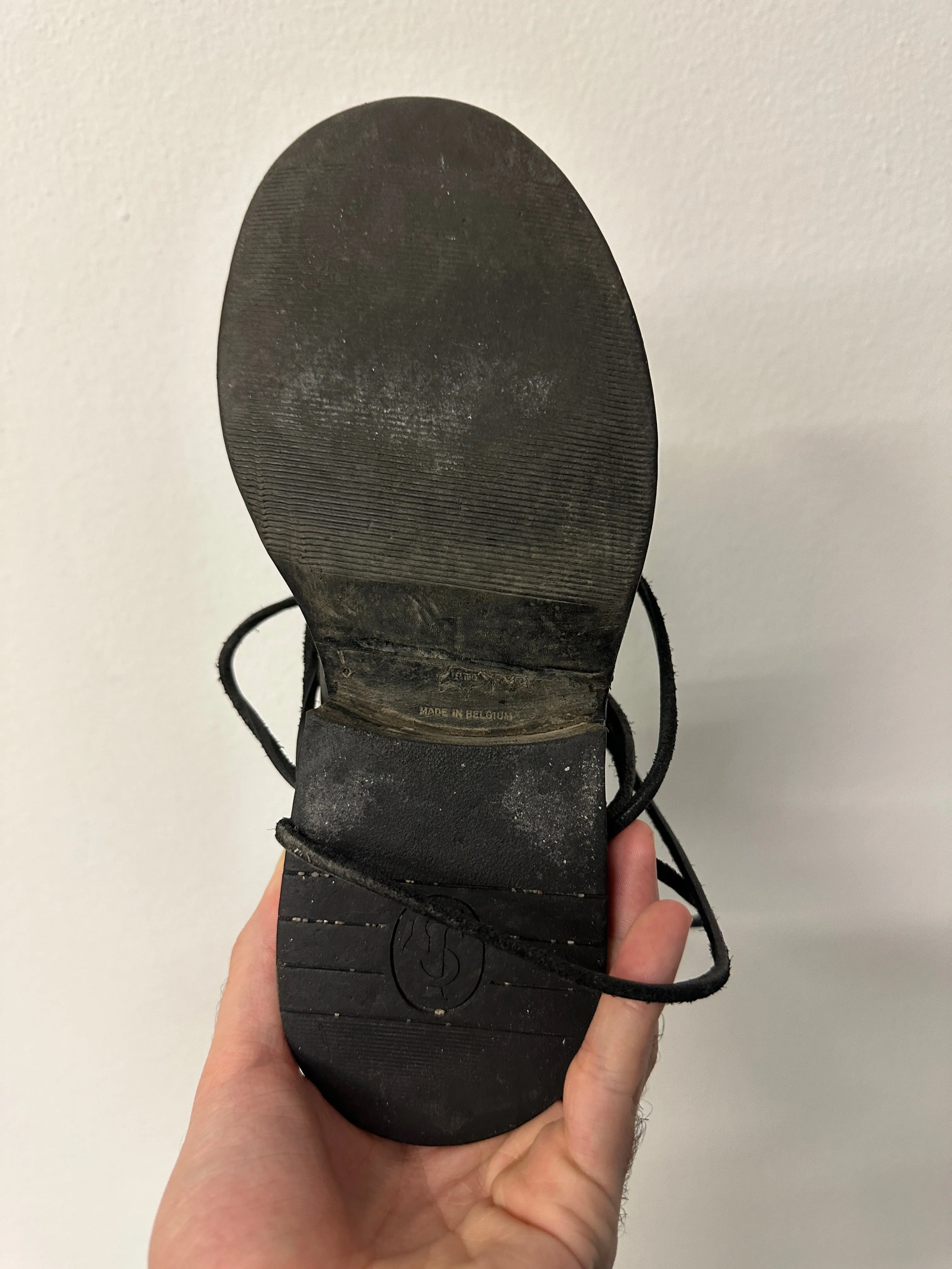 1990s Dirk Bikkembergs lace trough heel