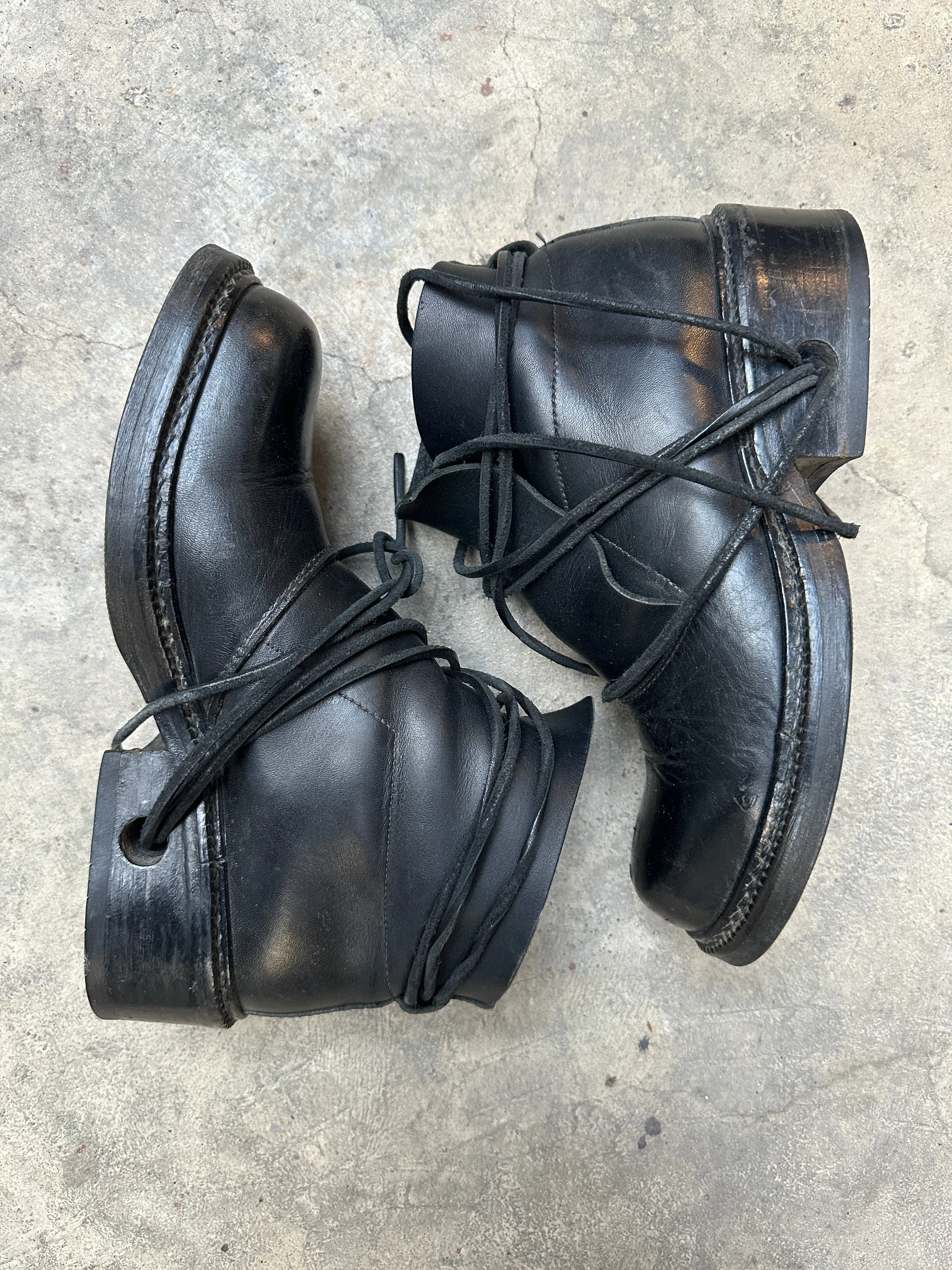 1990s Dirk Bikkembergs lace trough heel