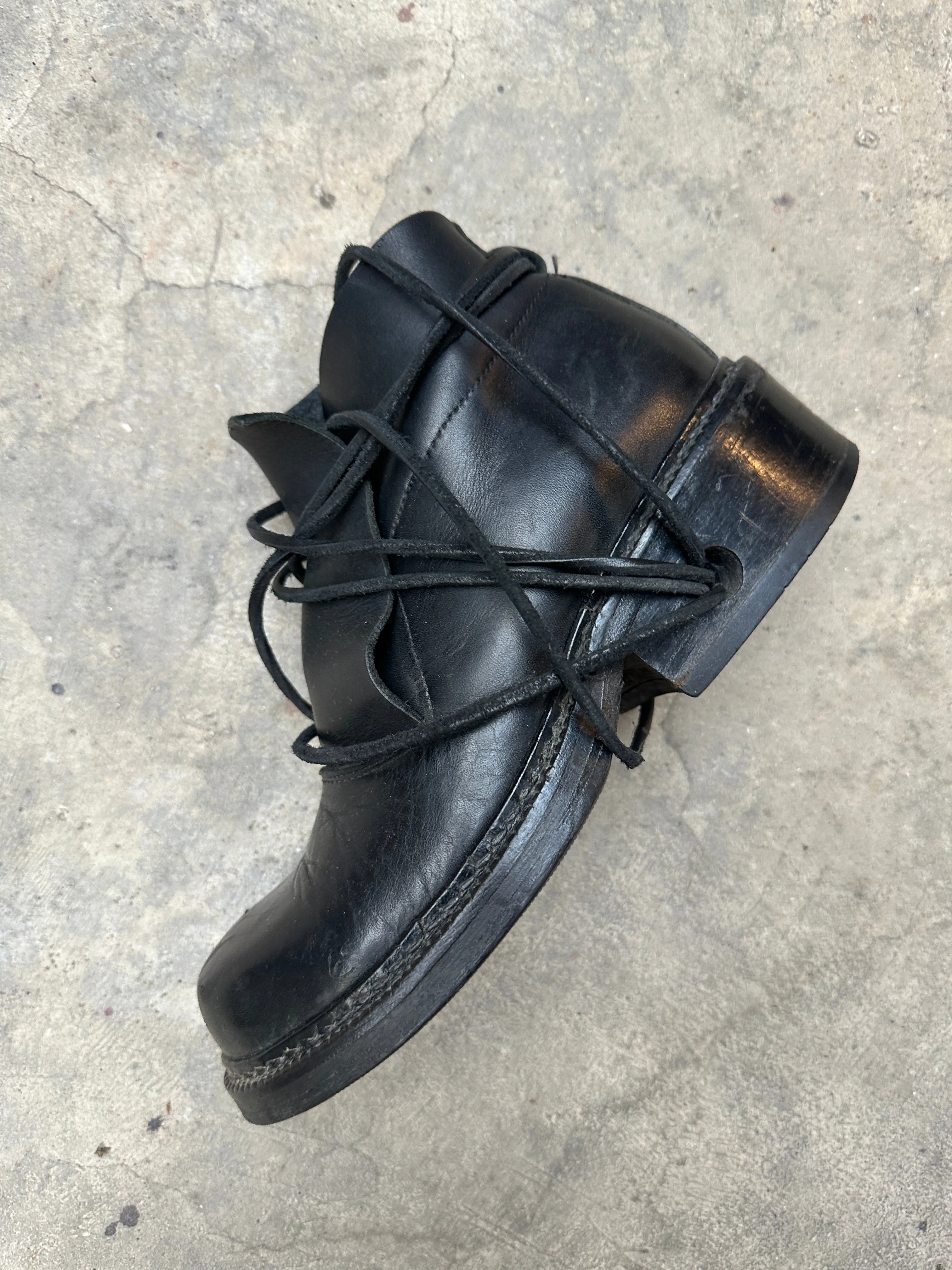 1990s Dirk Bikkembergs lace trough heel