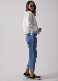 Afends Sienna Silky Reversible Bomber Jacket
