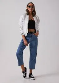 Afends Sienna Silky Reversible Bomber Jacket