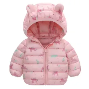 Autumn Hooded Down Jackets Baby Girls' and Boys' Coats