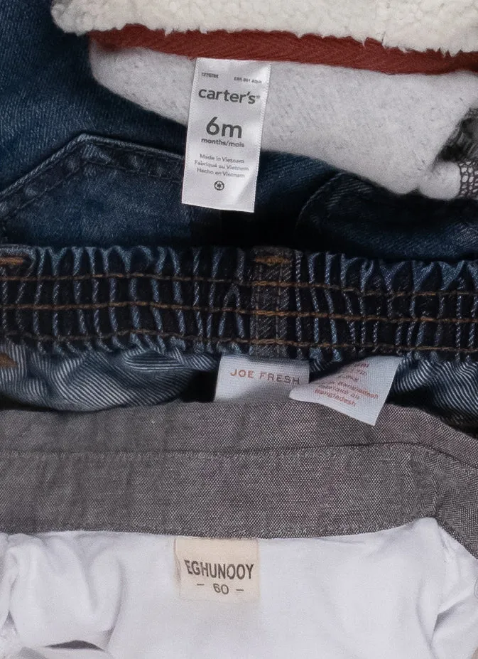 BABY BOY SIZE 6 MONTHS - 3 Piece Mix N Match Fall Outfit EUC / NWOT B23