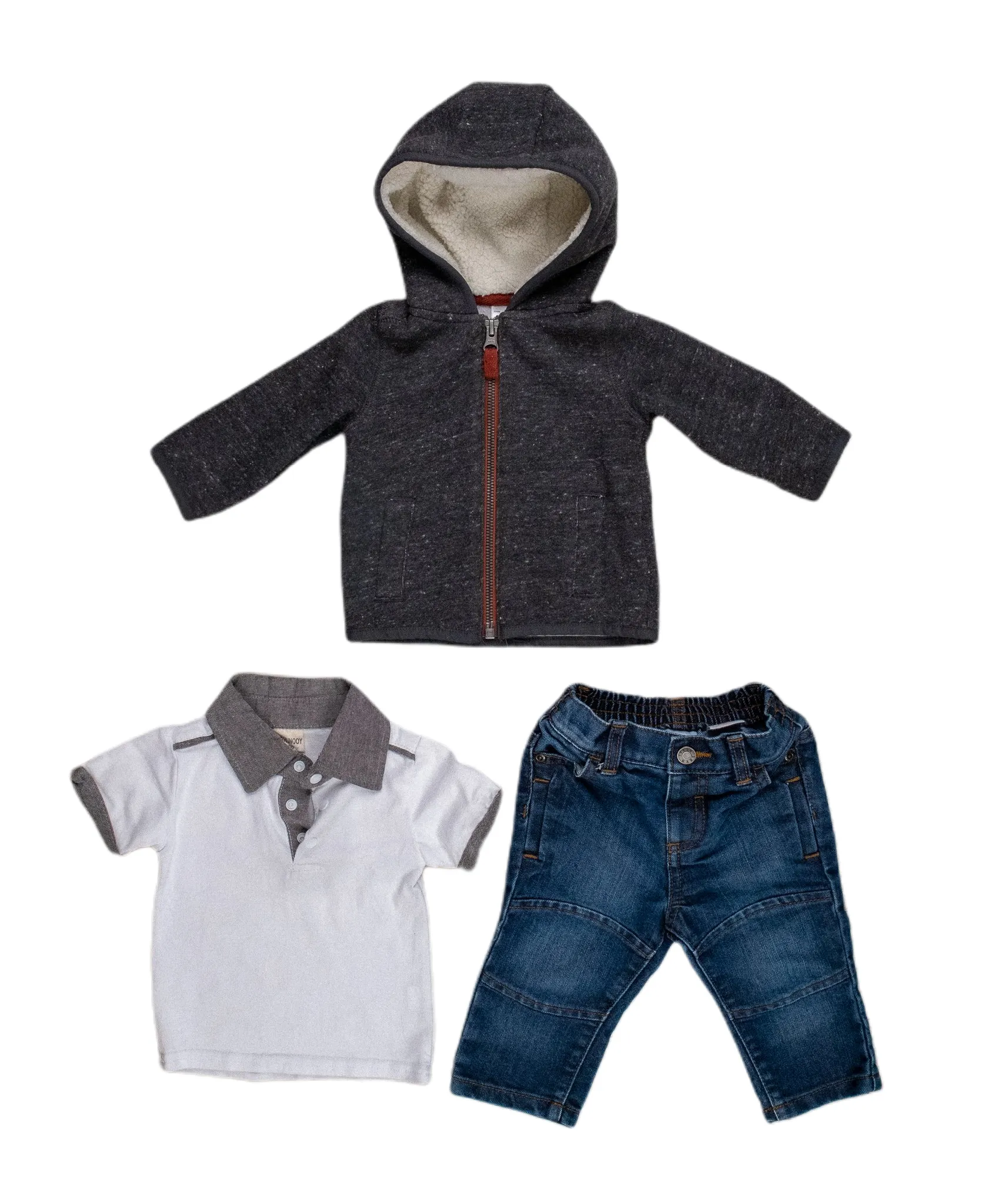 BABY BOY SIZE 6 MONTHS - 3 Piece Mix N Match Fall Outfit EUC / NWOT B23