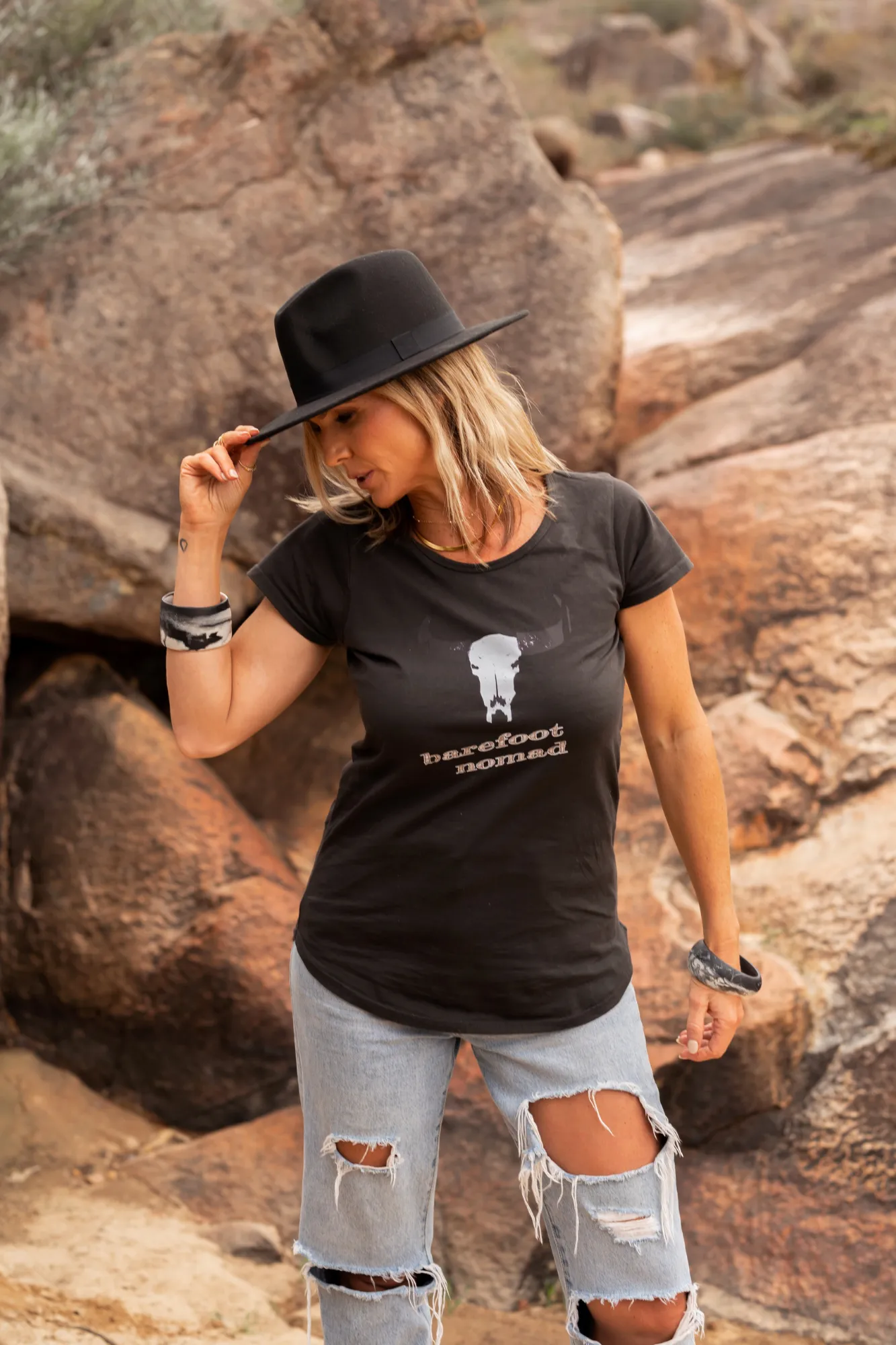 Barefoot Nomad Women's T-Shirt