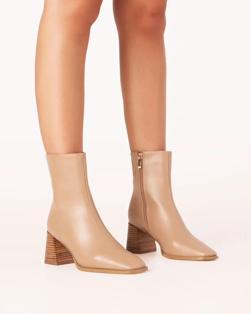 Billini Alania Block Heel Ankle Boots