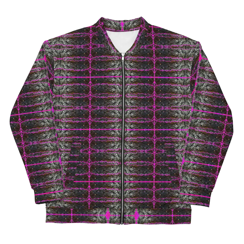 Bomber Jacket (Unisex)(Rind#9 Tree Link) RJSTH@Fabric#9  RJSTHW2021 RJS