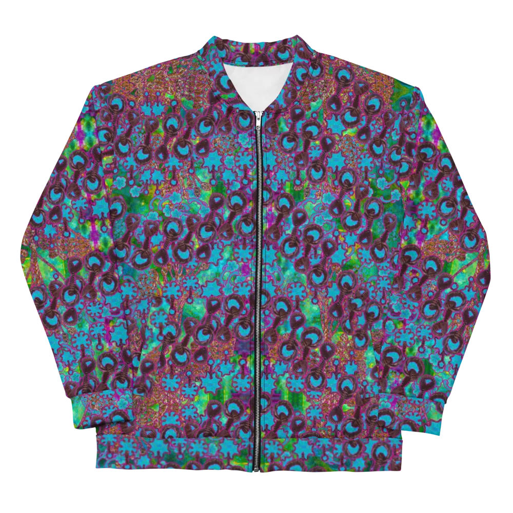 Bomber Jacket (Unisex)(WindSong Flower) RJSTH@Fabric#11 RJSTHW2022 RJS