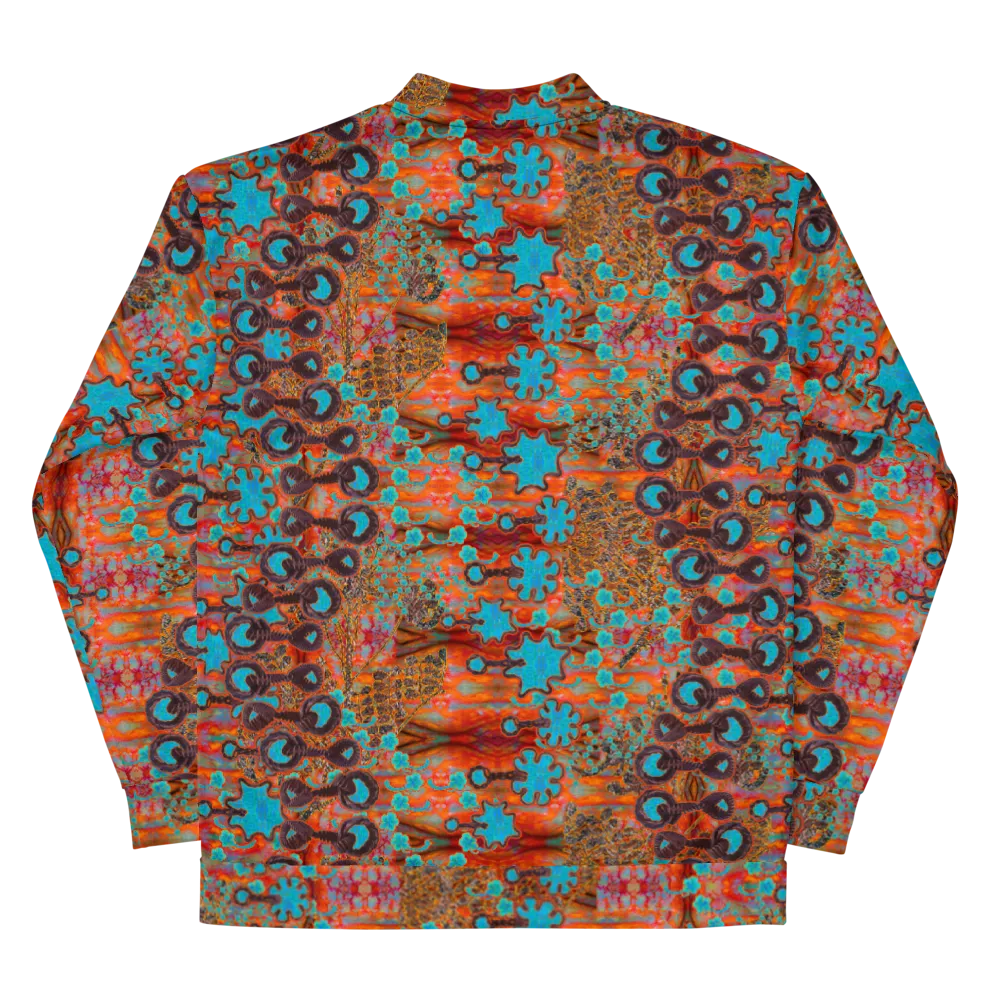 Bomber Jacket (Unisex)(WindSong Flower) RJSTH@Fabric#12 RJSTHW2022 RJS