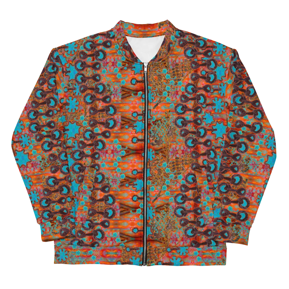 Bomber Jacket (Unisex)(WindSong Flower) RJSTH@Fabric#12 RJSTHW2022 RJS
