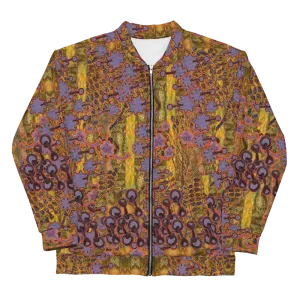 Bomber Jacket (Unisex)(WindSong Flower) RJSTH@Fabric#6 RJSTHW2022 RJS