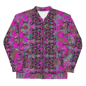 Bomber Jacket (Unisex)(WindSong Flower) RJSTH@Fabric#9 RJSTHW2022 RJS