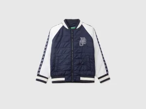 Boys Blue Bomber Jacket