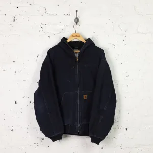 Carhartt Hooded Work Jacket - Blue - XXL