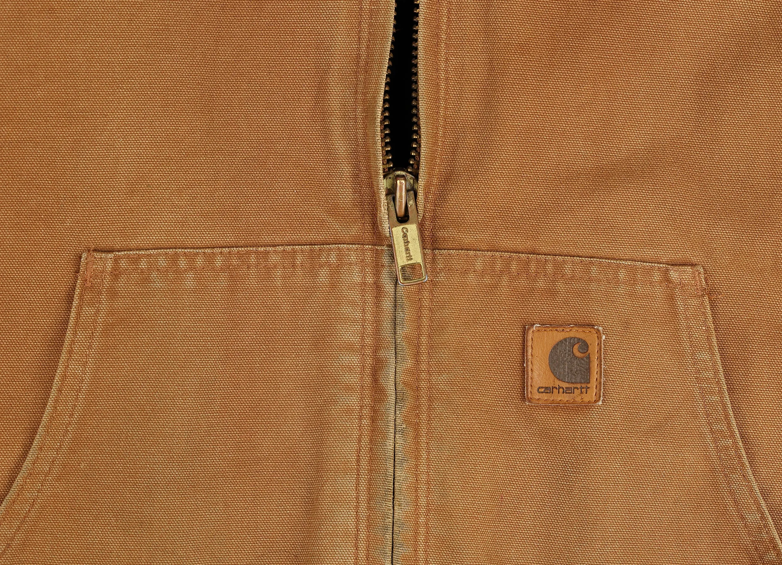 Carhartt Hooded Work Jacket - Brown - L