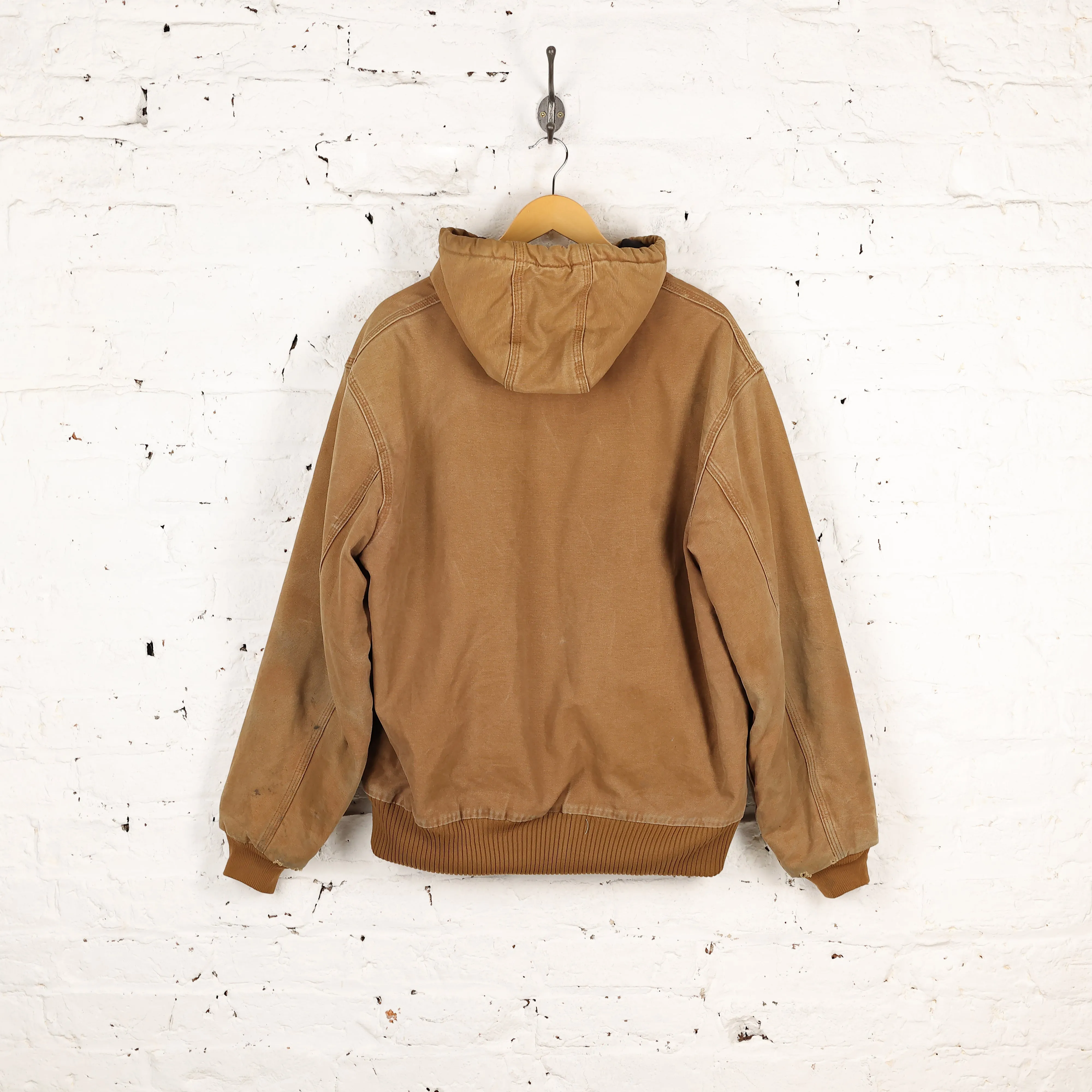 Carhartt Hooded Work Jacket - Brown - L
