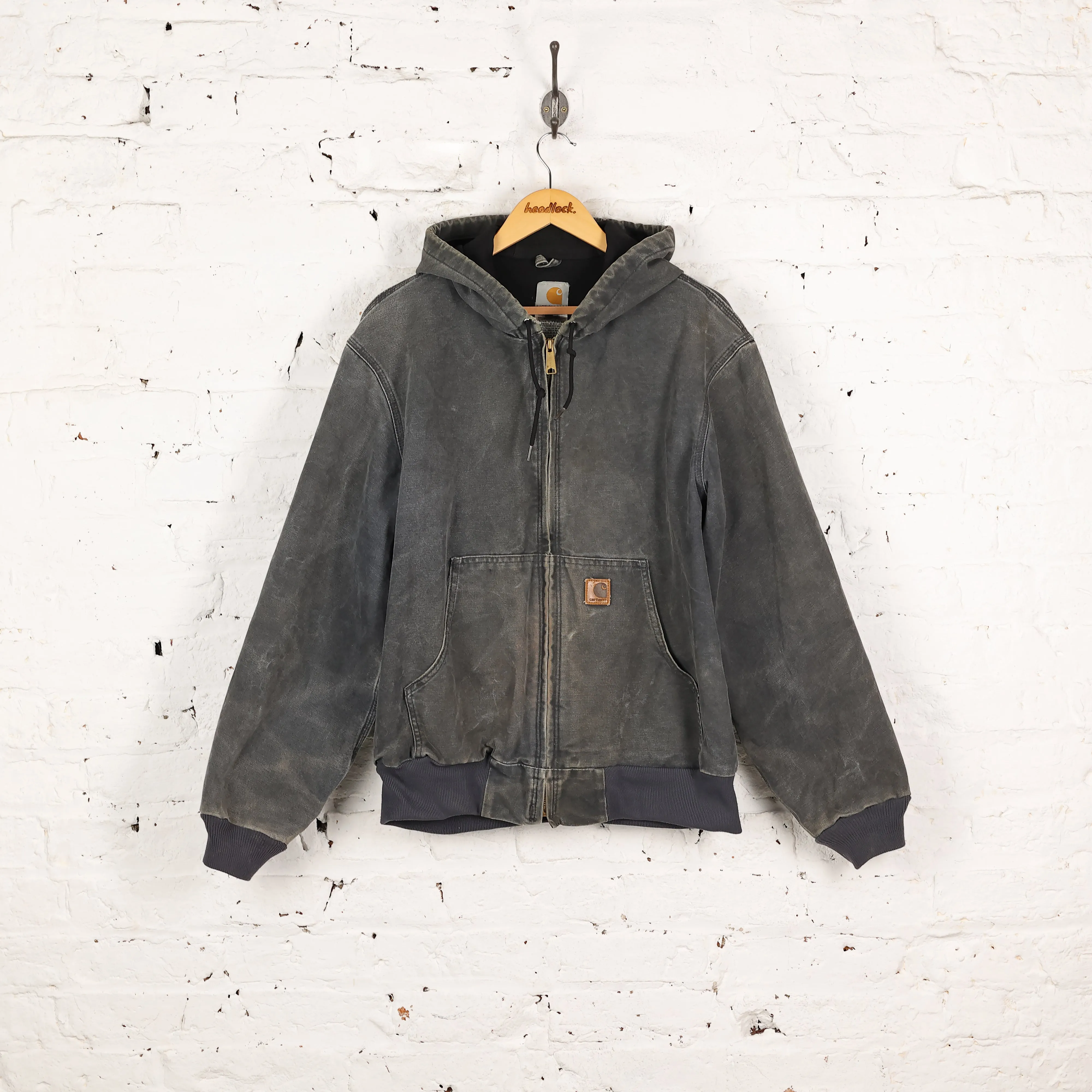 Carhartt Hooded Work Jacket - Green - L