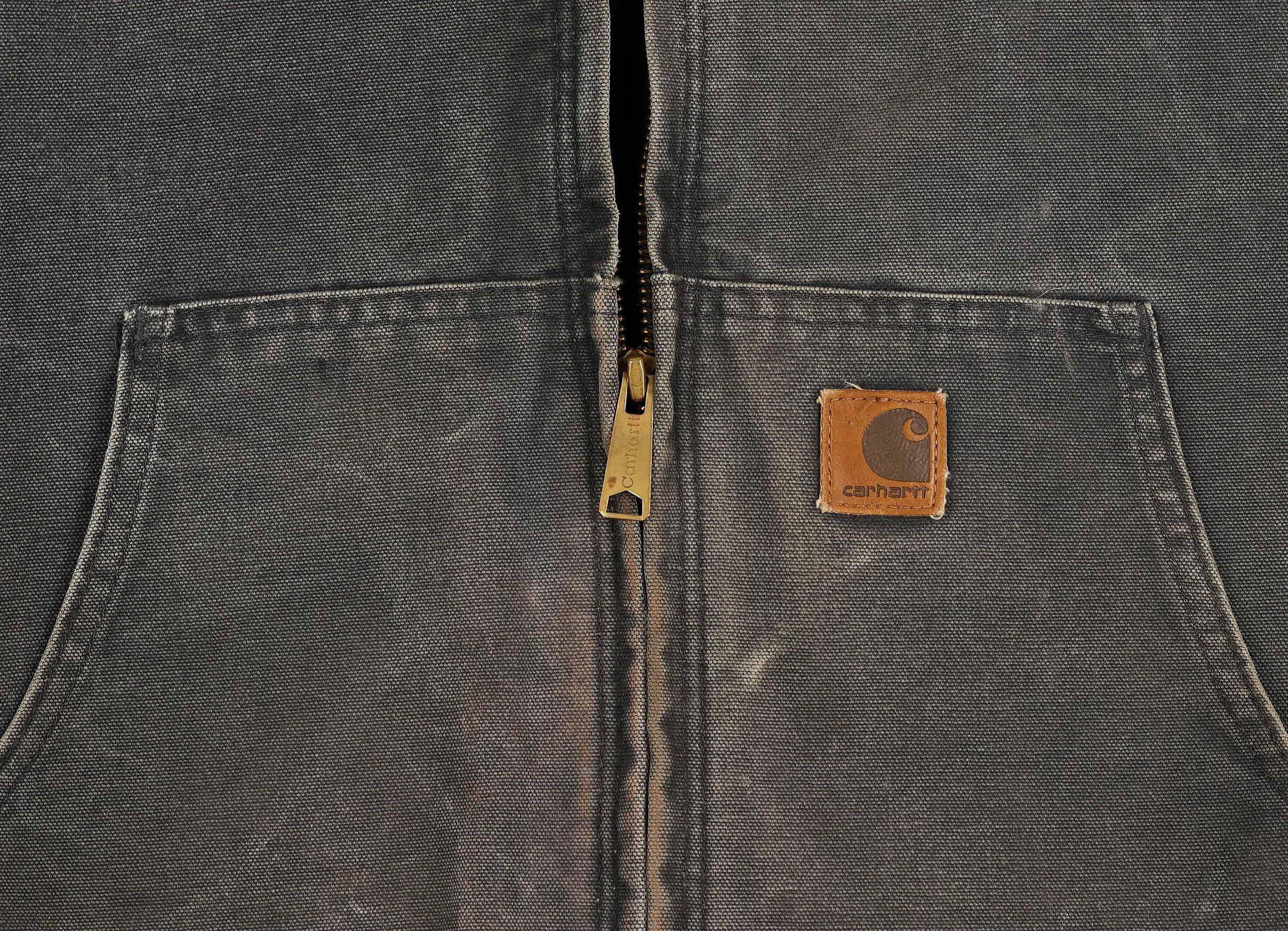 Carhartt Hooded Work Jacket - Green - L