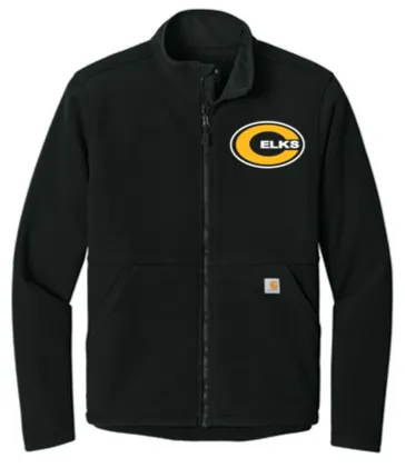 Carhartt® Textured Full-Zip Fleece Jacket - JHM24