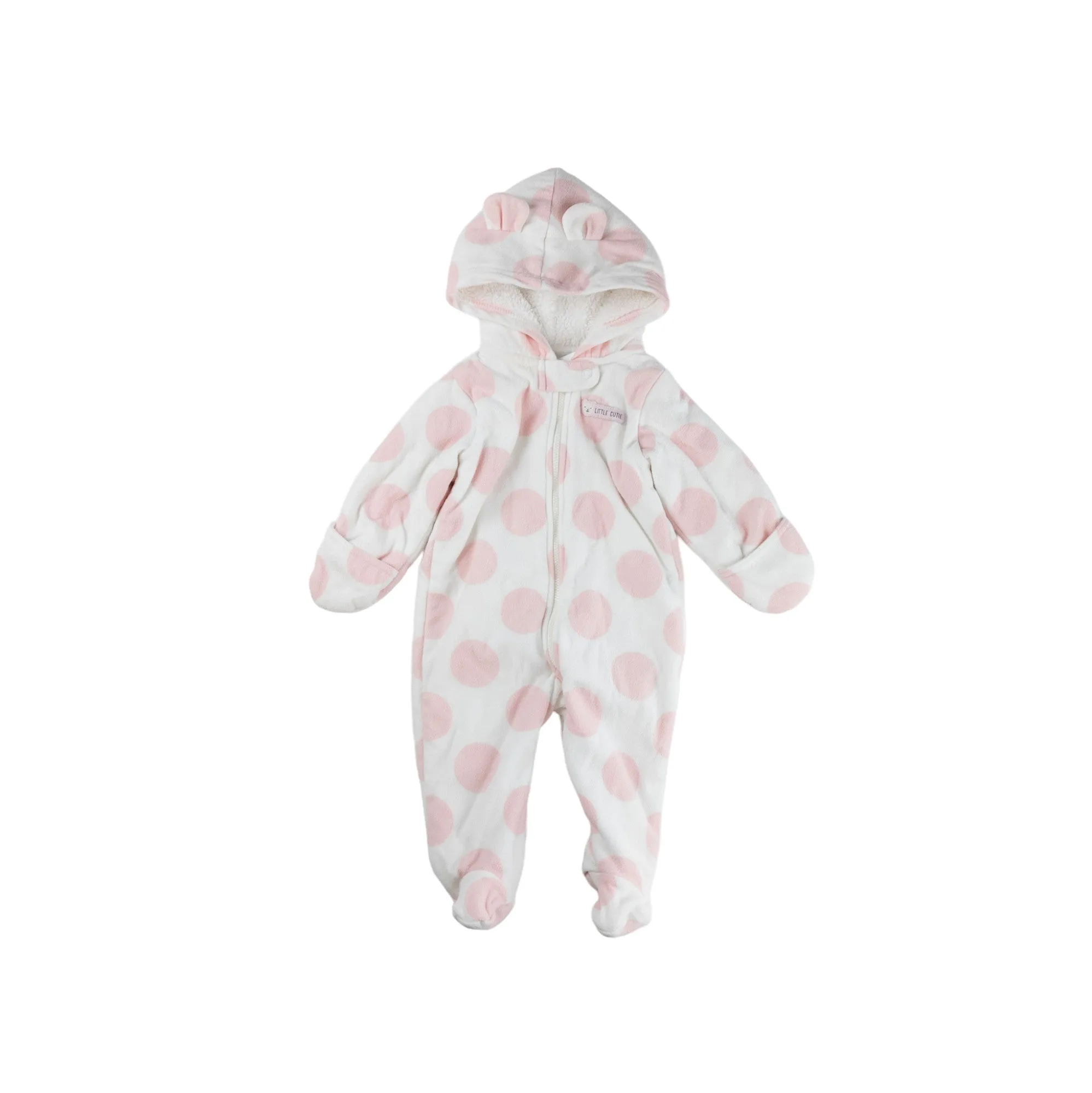Carter's bunting suit 6m (polka dot)