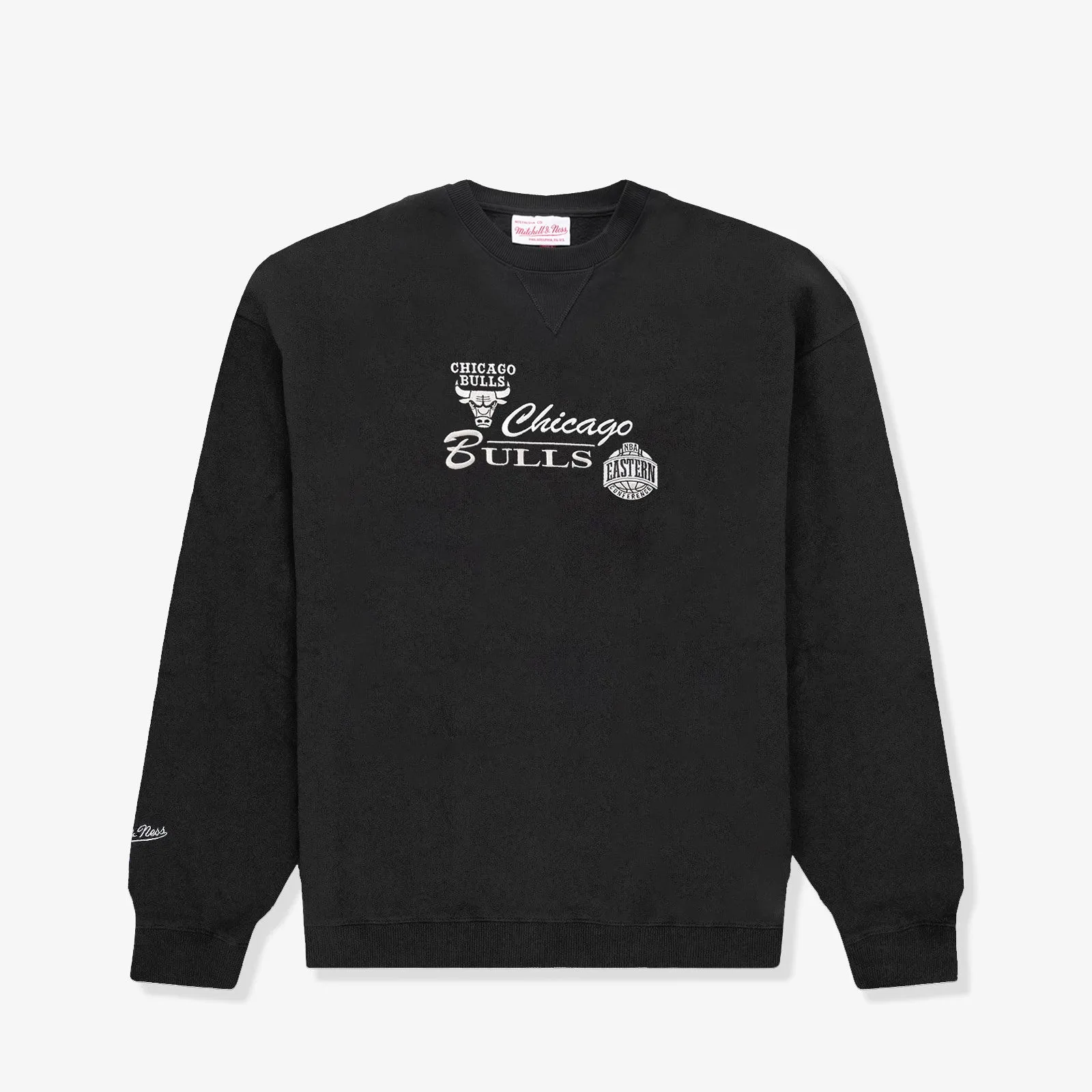 Chicago Bulls Conference Script Crew Sweatshirt - Black