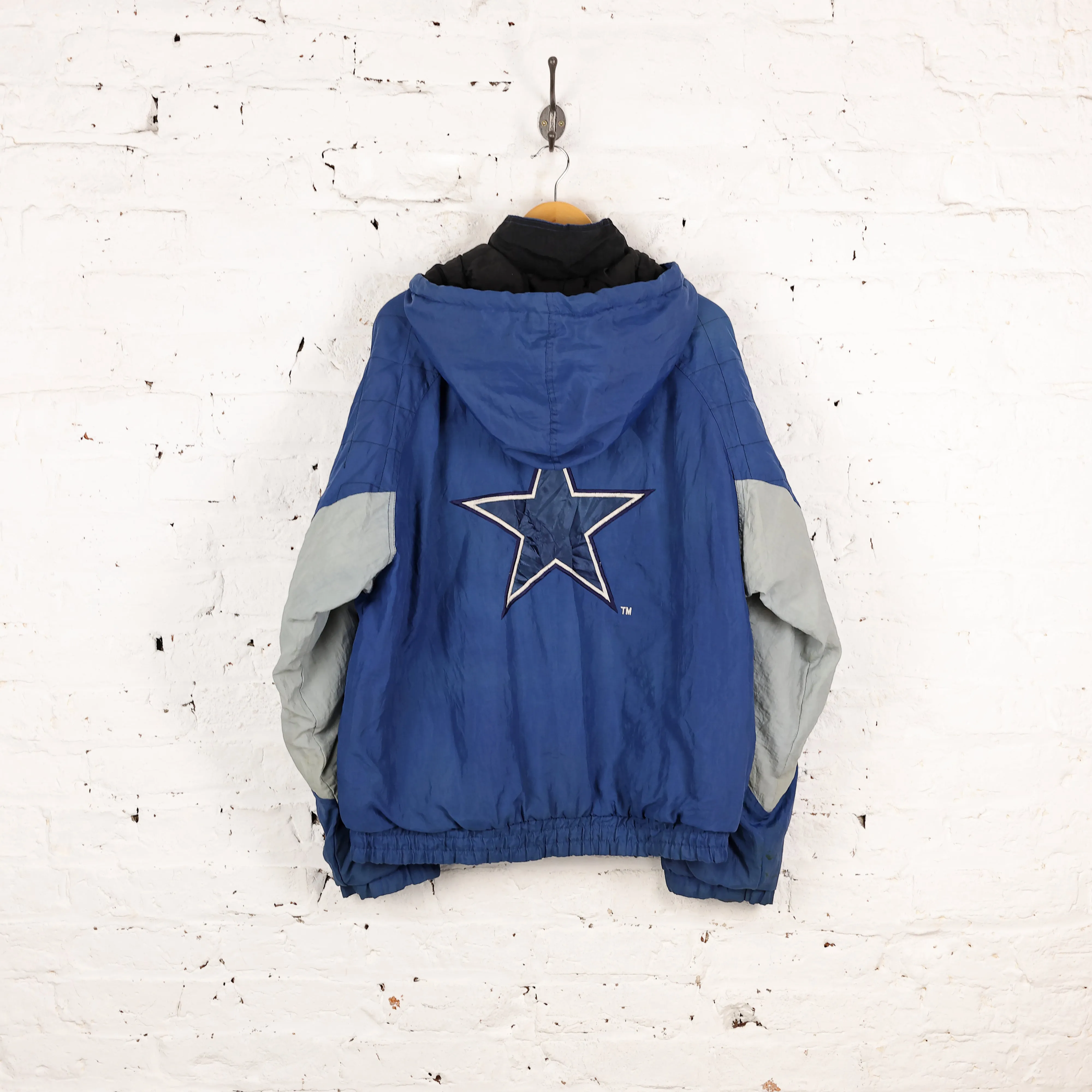 Dallas Cowboys NFL Hooded Starter Jacket - Blue - L