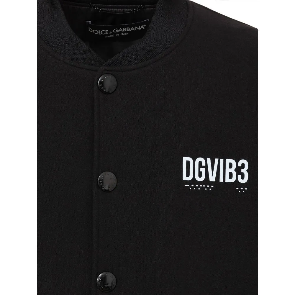 Dolce & Gabbana Black Viscose Jacket