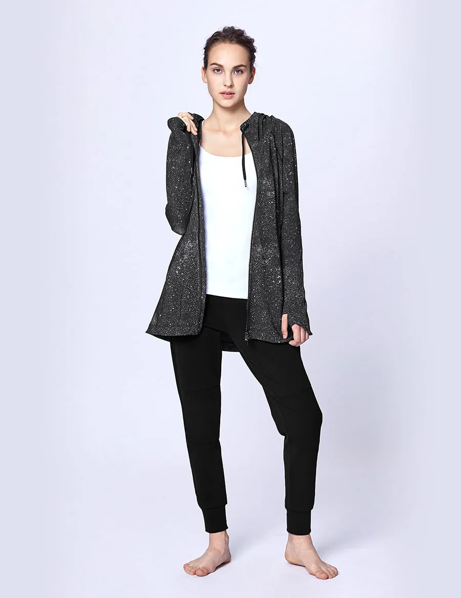 easyoga LA-VEDA Belief in HER Hooded  Jacket - F75 Galaxy Night