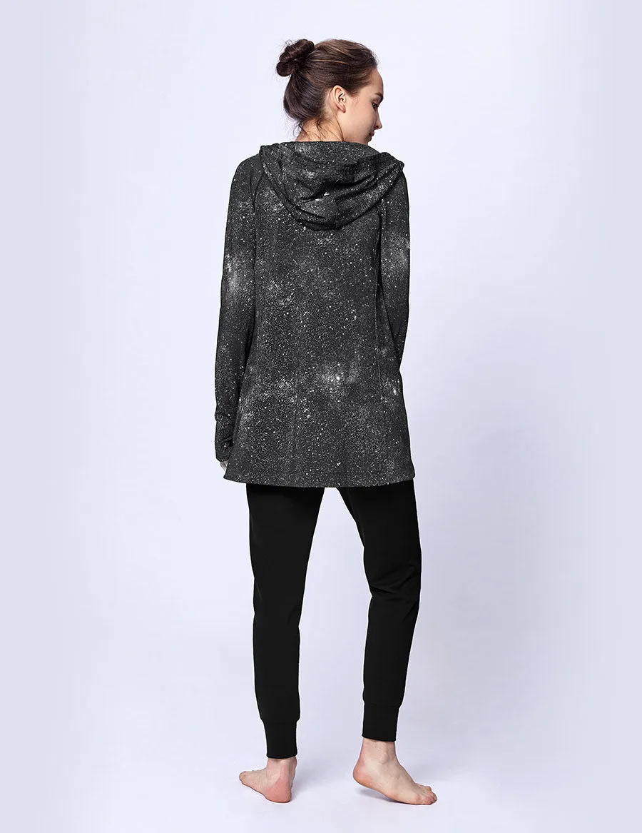 easyoga LA-VEDA Belief in HER Hooded  Jacket - F75 Galaxy Night