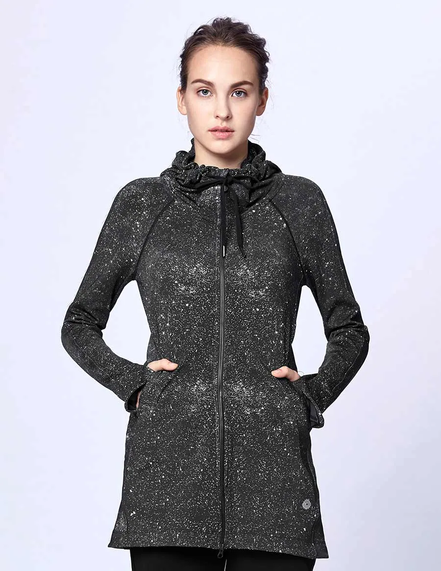 easyoga LA-VEDA Belief in HER Hooded  Jacket - F75 Galaxy Night