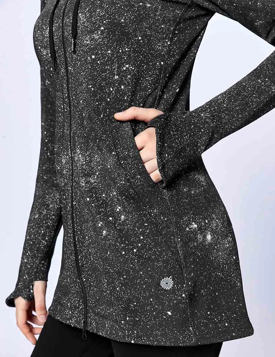 easyoga LA-VEDA Belief in HER Hooded  Jacket - F75 Galaxy Night