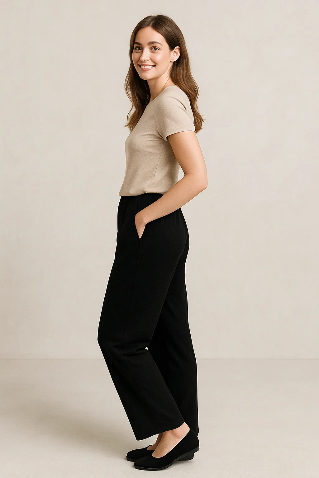 Effortless Elegance ESMARA in Every Step- Black