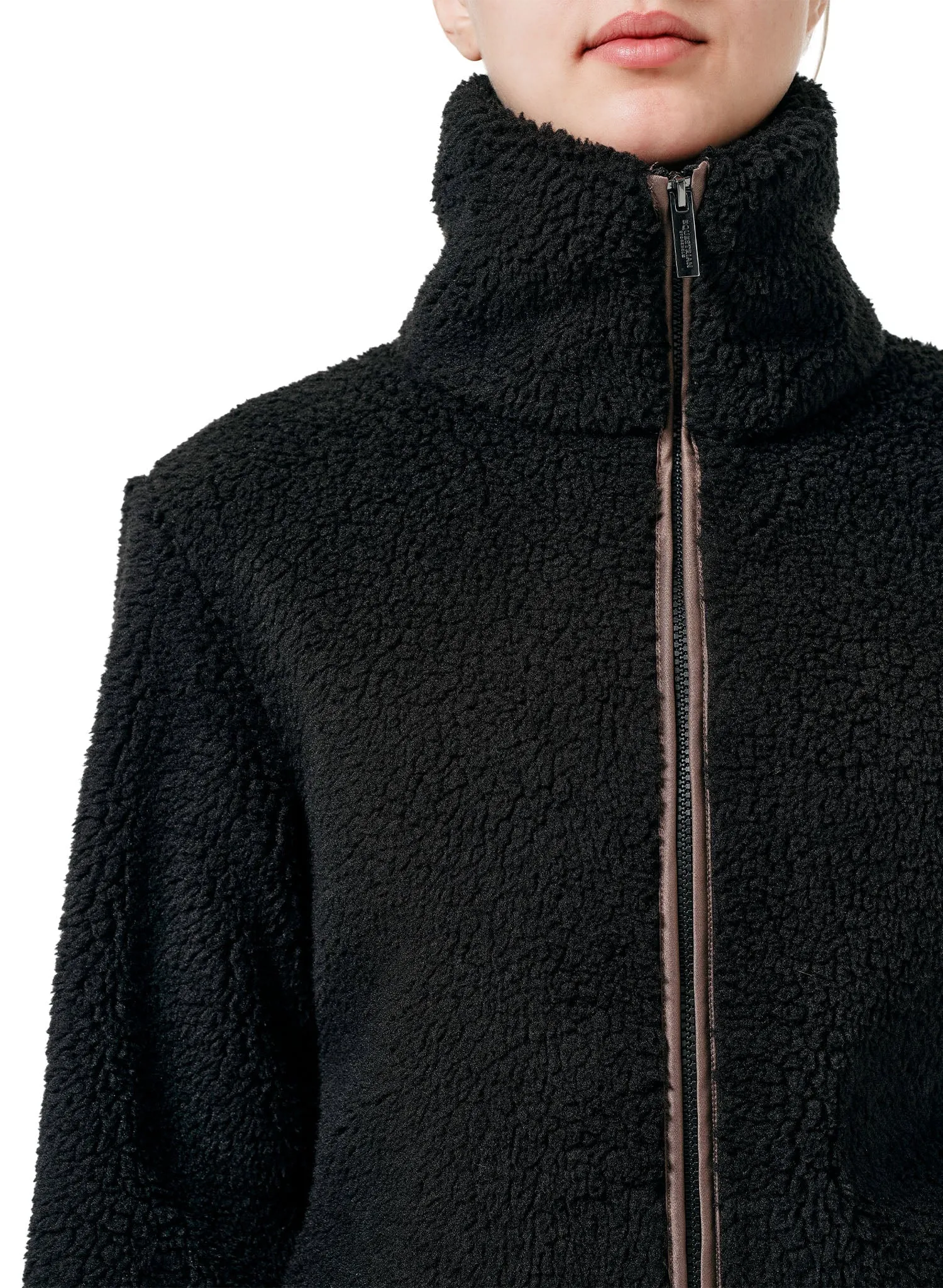 Equestrian stockholm Black mocha teddy fleece