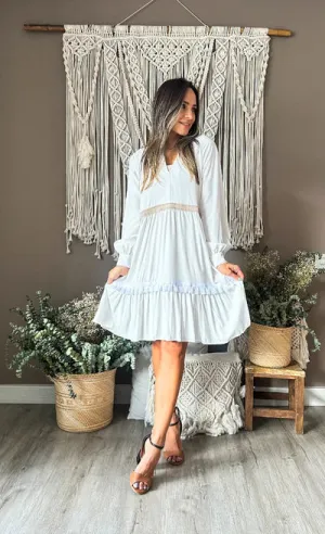 Ethnic Ivory Dress
