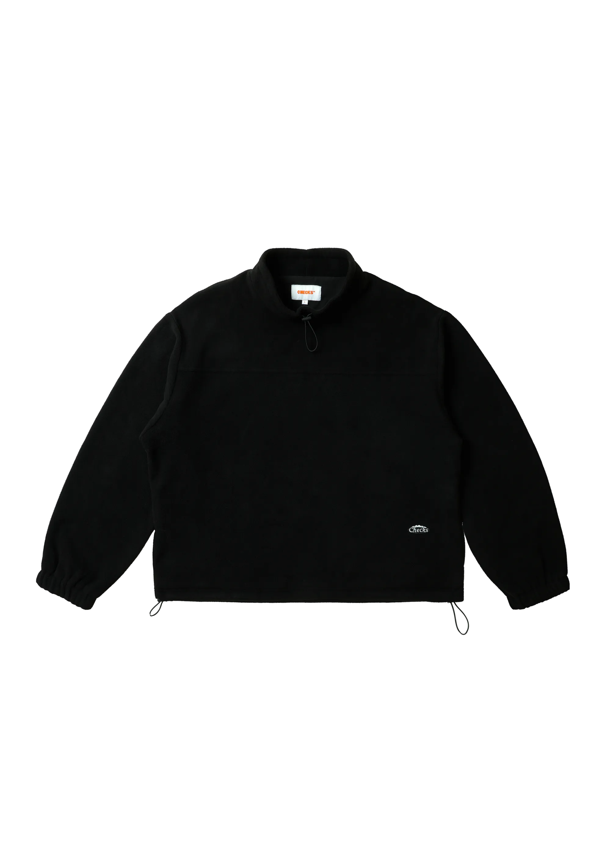 Fleece Mock Neck Jumper Black