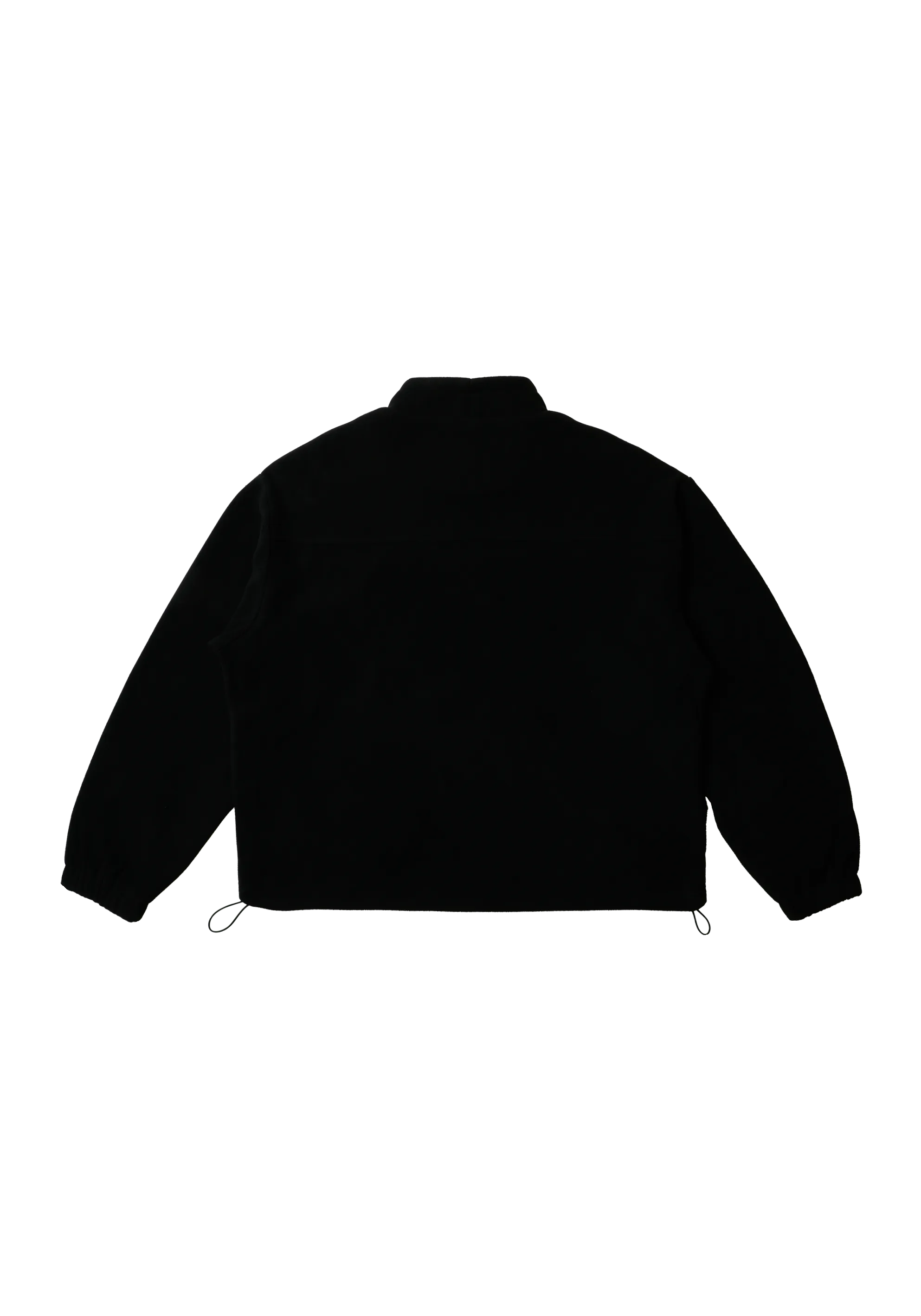 Fleece Mock Neck Jumper Black