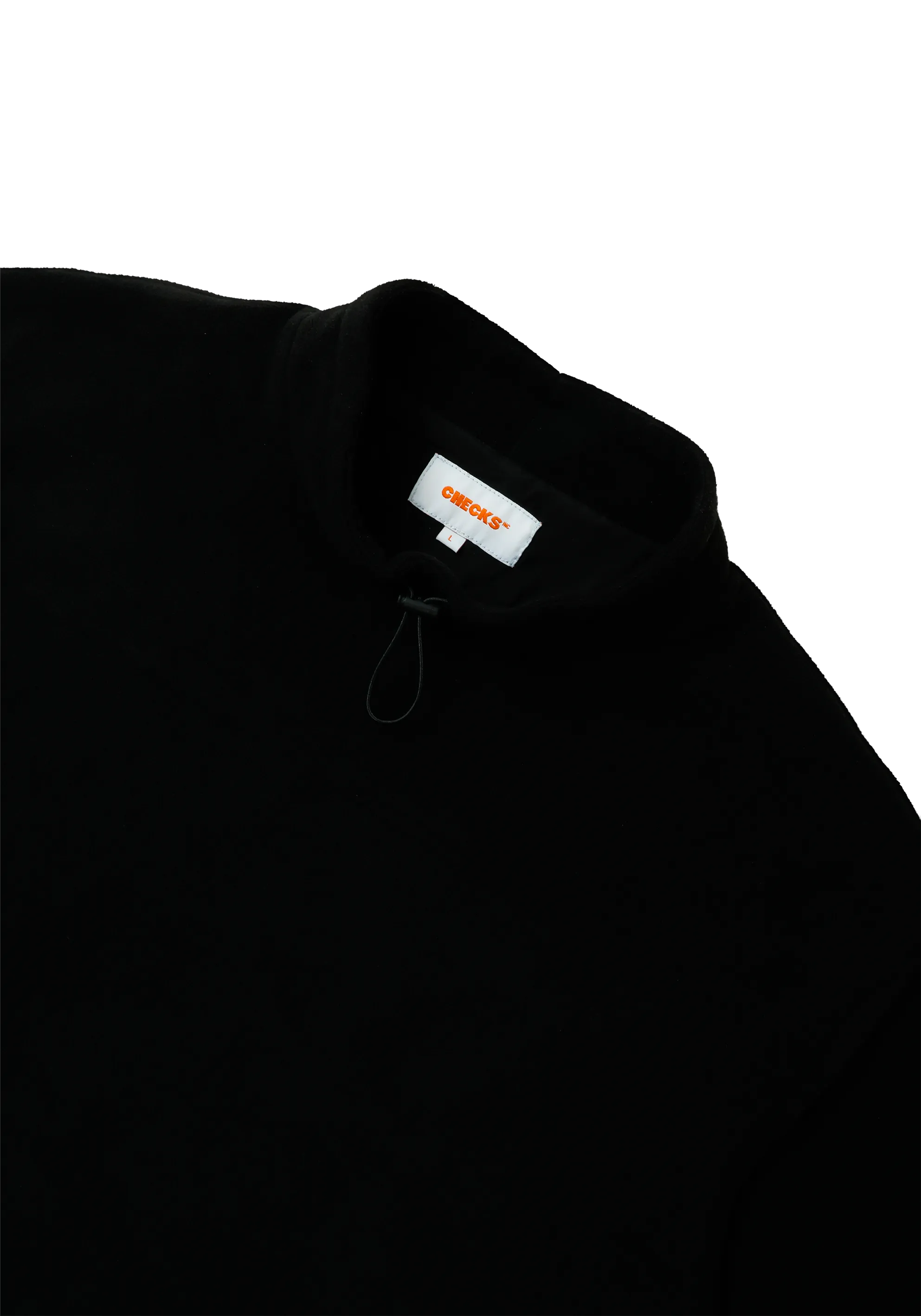Fleece Mock Neck Jumper Black