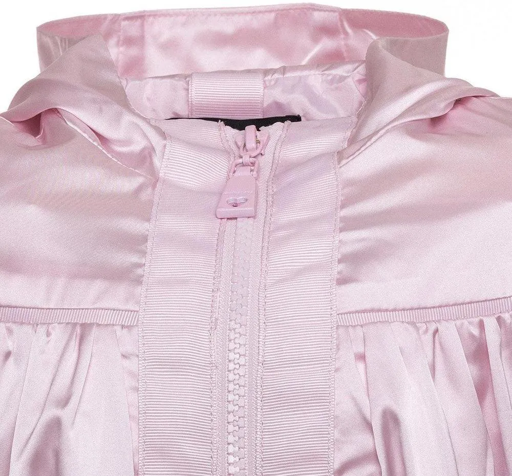Girls Pink Hooded Jacket
