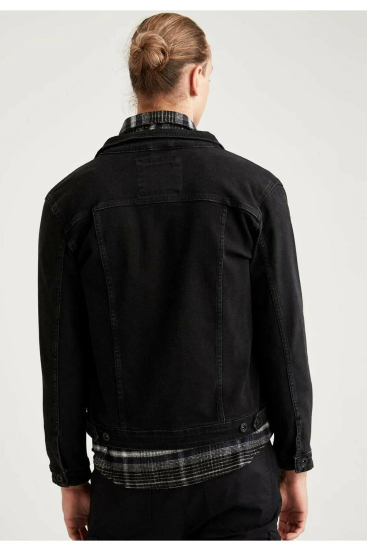 HB Mens Denim Jacket Stretchable Fine Lycra