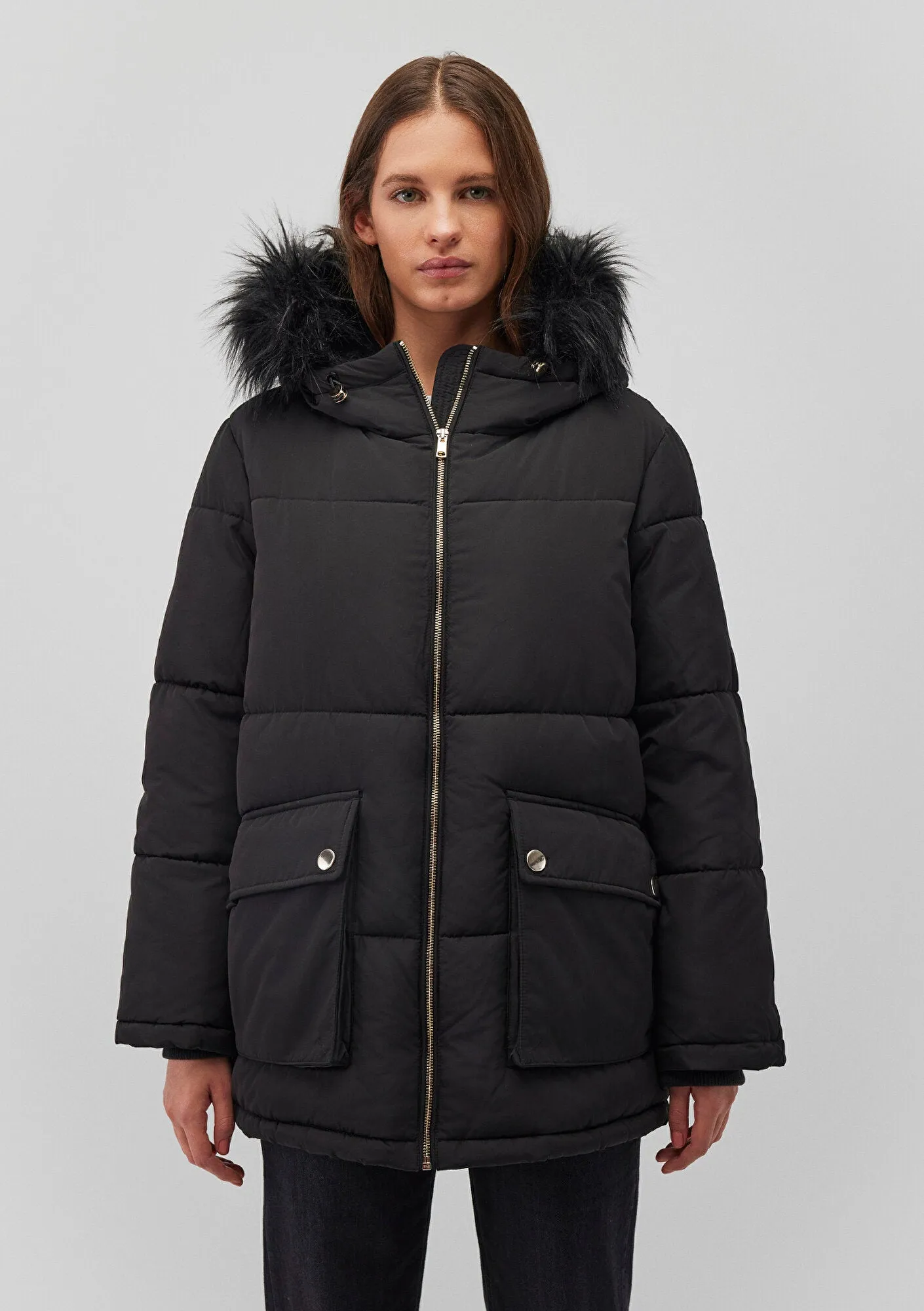 Hooded Black Jacket