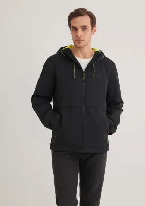 Hooded Black Jacket