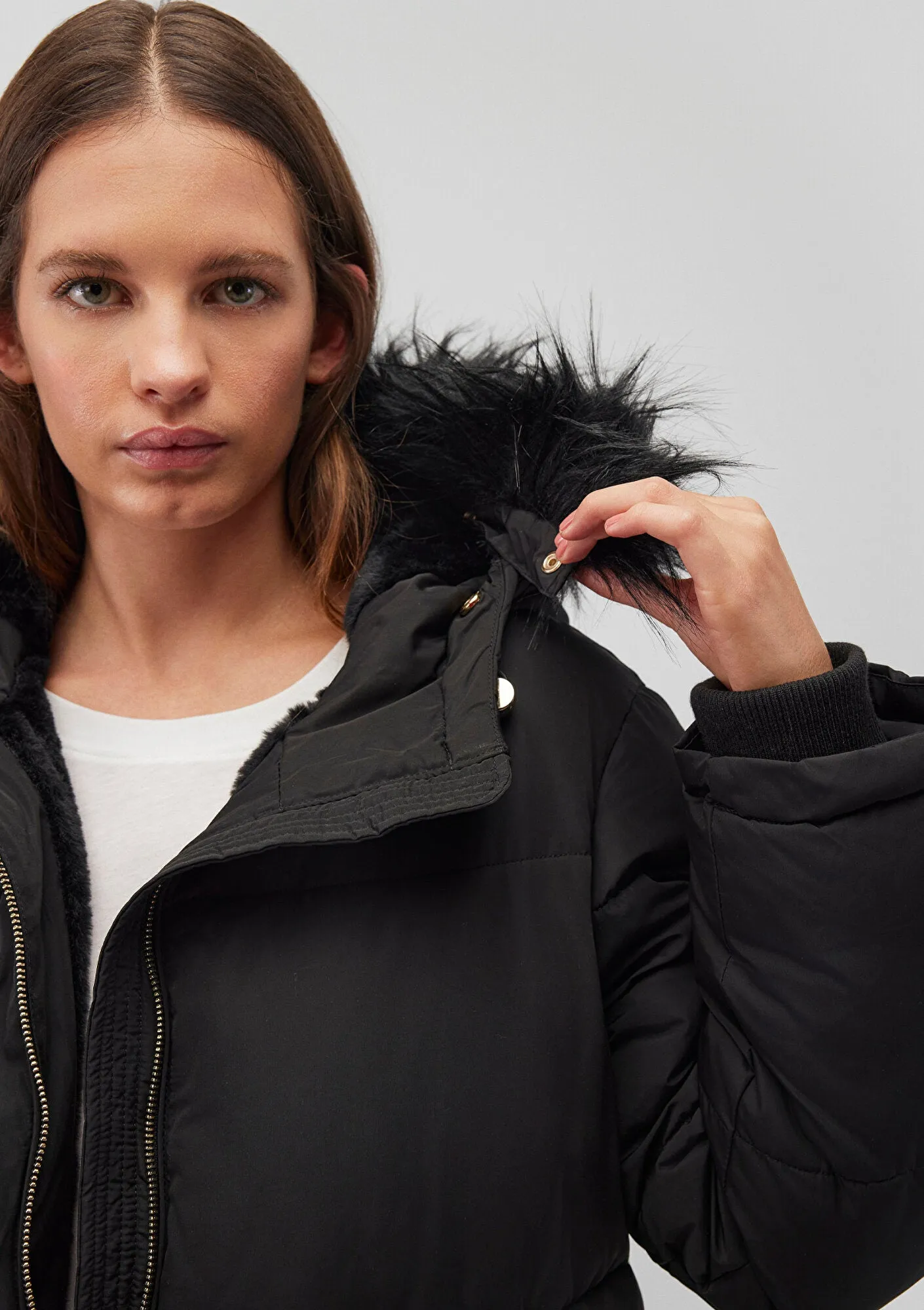 Hooded Black Jacket