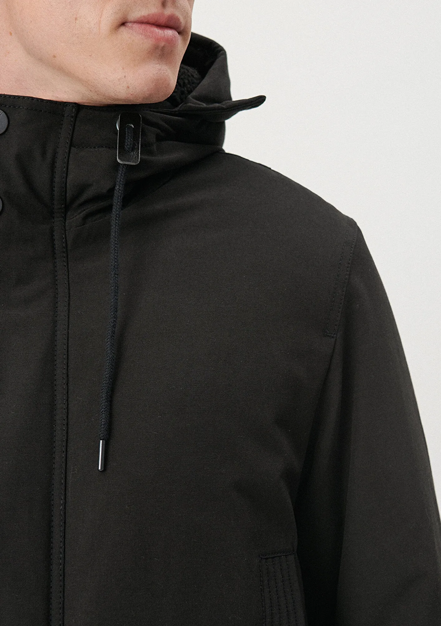 Hooded Black Jacket