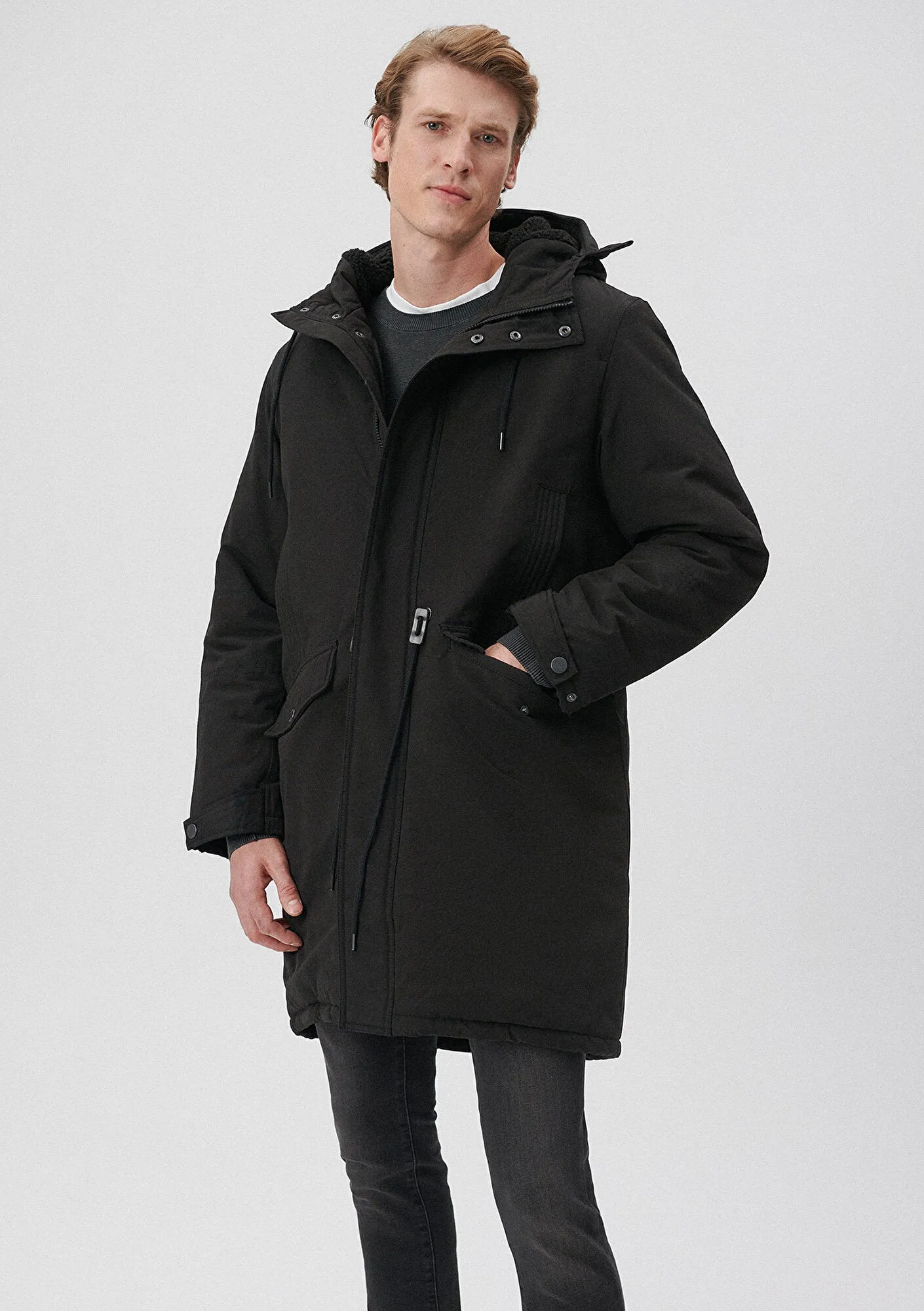 Hooded Black Jacket