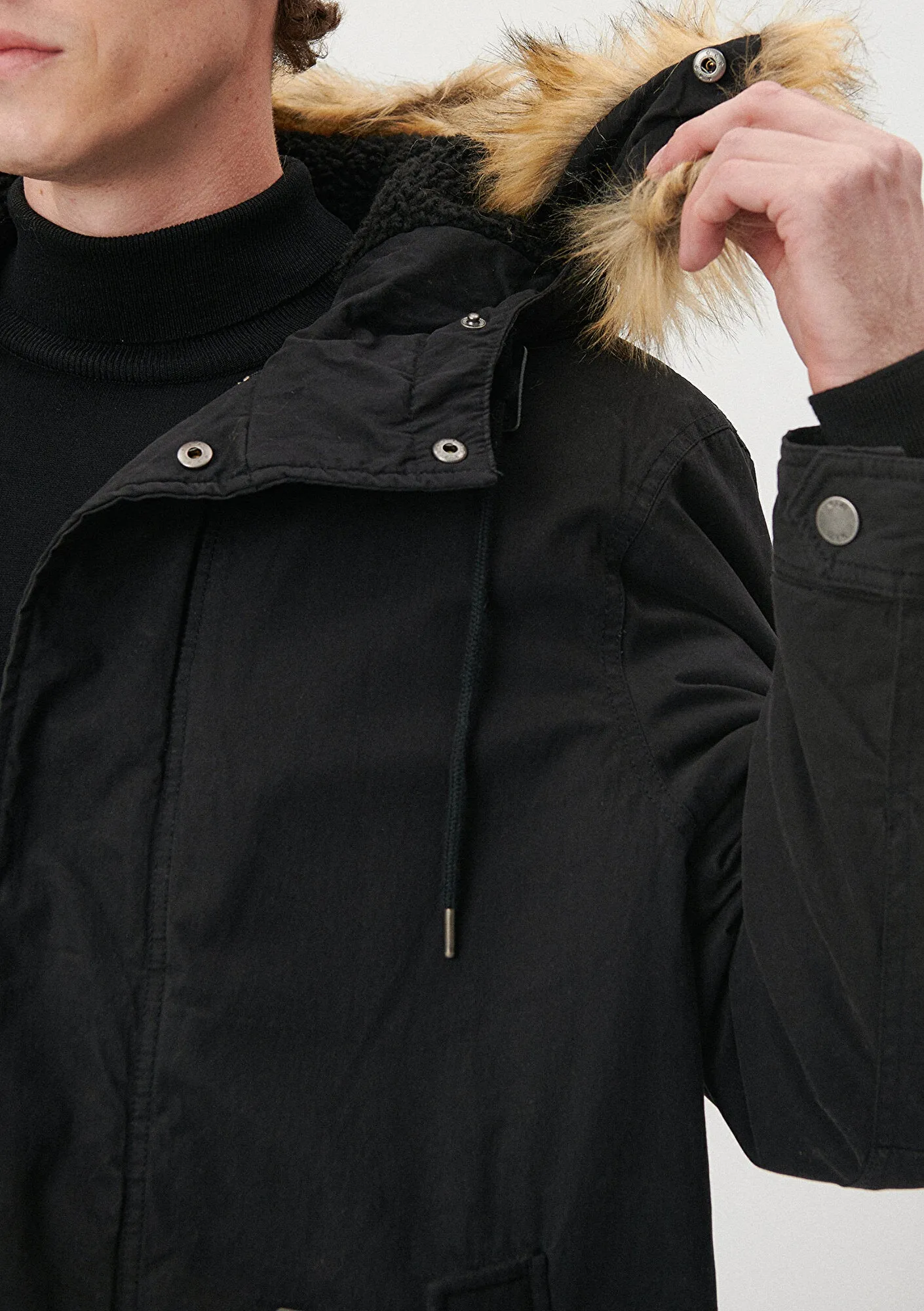 Hooded Black Jacket