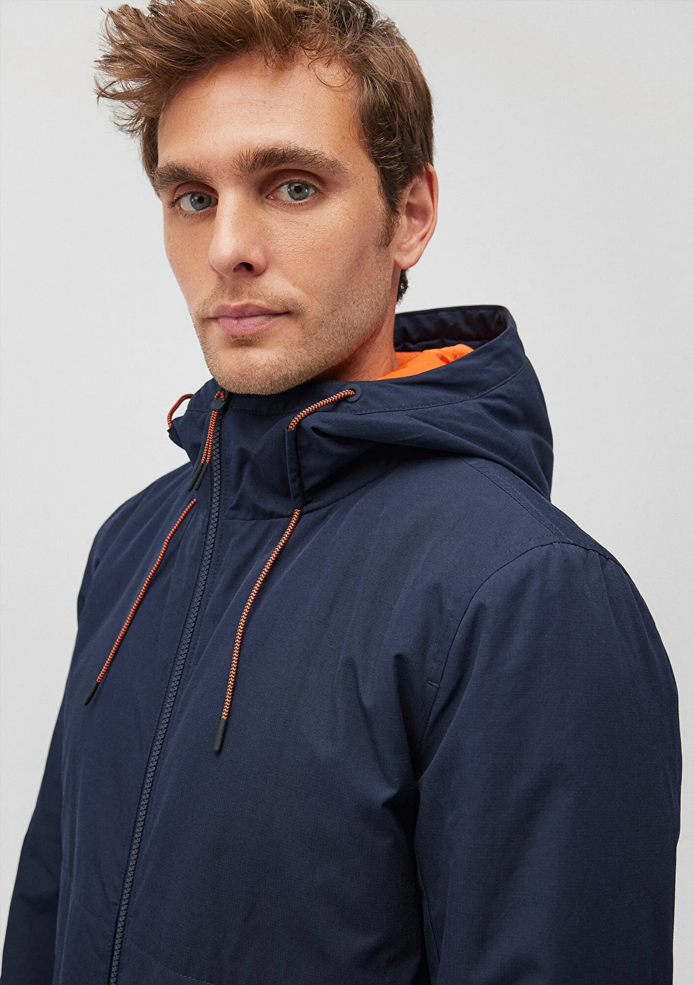Hooded Blue Jacket