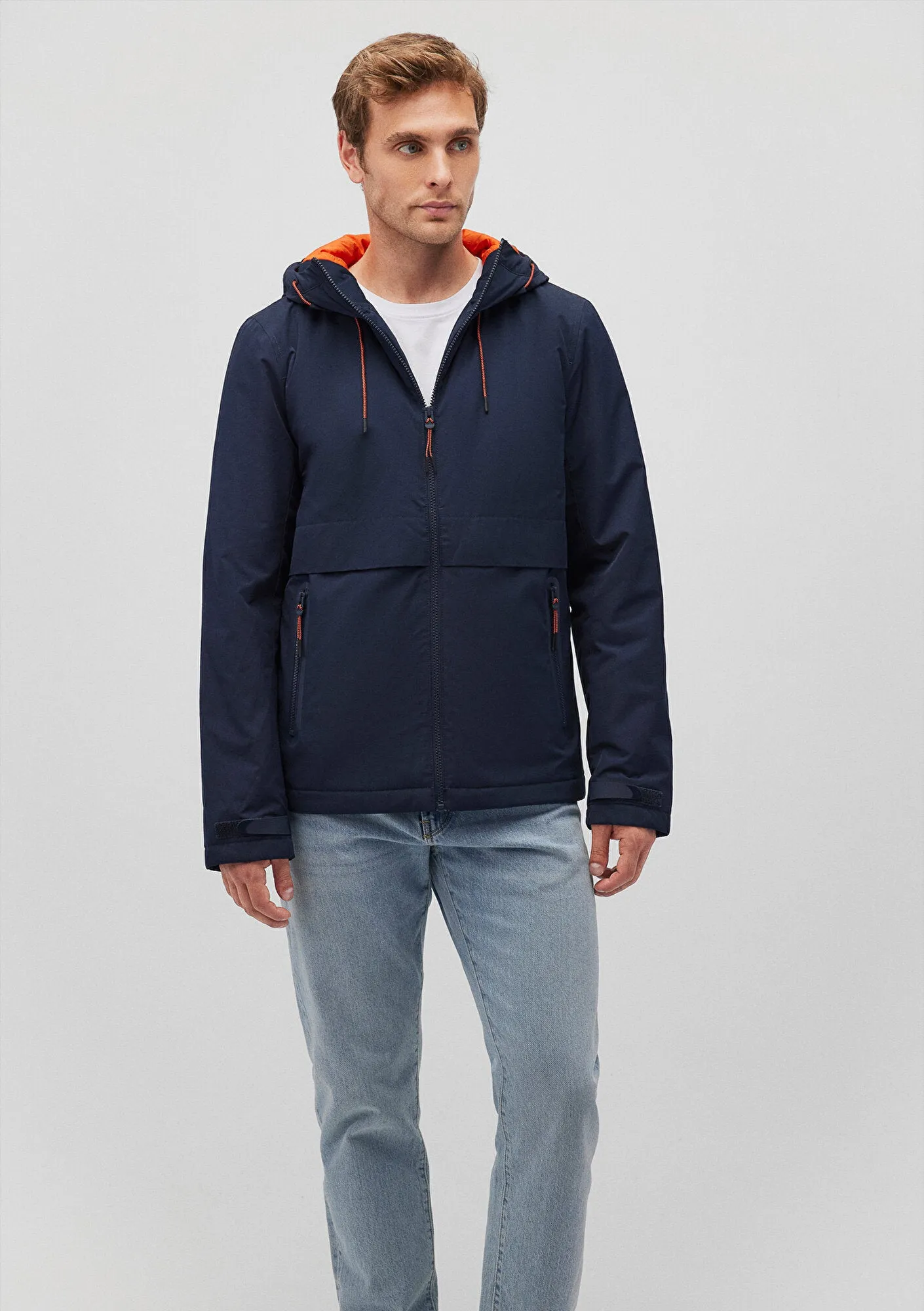 Hooded Blue Jacket